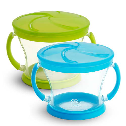 Munchkin Snack Catcher Snack Cup, Colors May Vary, 2 Pack