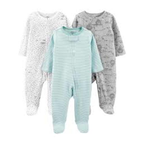 Simple Joys by Carter's Baby 3-Pack Neutral Sleep and Play green strip / grey lion - Google Search