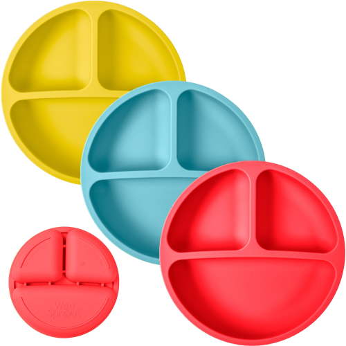 WeeSprout® Toddler Plates, 3 Pack