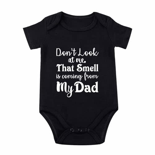 OYQA Daddys Baby Clothes I Love Daddy Bodysuit Newborn Baby Bodysuit Funny Clothes for Babies Infant