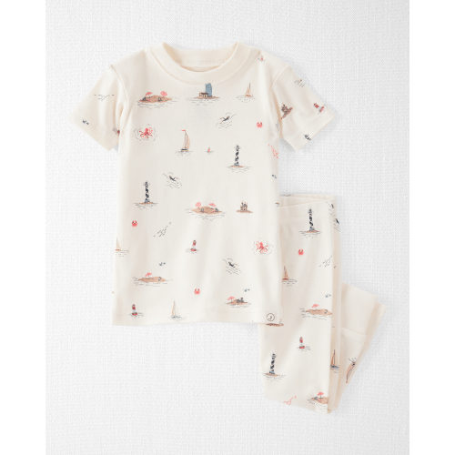 Baby Organic Cotton Pajamas in Coastal Vacation Print - Little Planet | Carter's