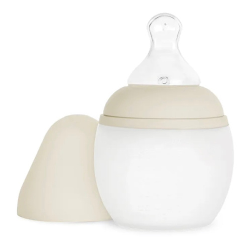 Elhée - Medical Silicone Bottle with Orthodontic Teat - Beige | Smallable