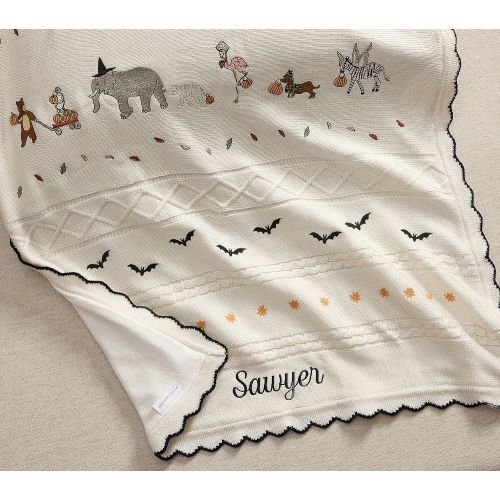 Riley Sheehey Halloween Heirloom Knit Baby Blanket