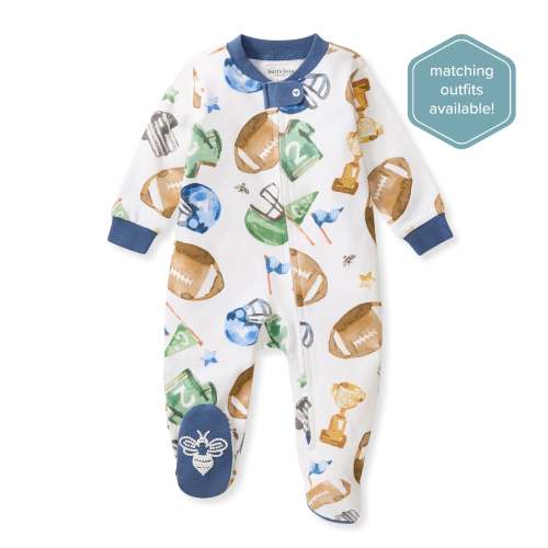 Field Goal Organic Cotton Sleep & Play – Burt's Bees Baby