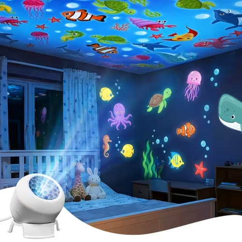 creative led projector night light led starry ocean - Temu