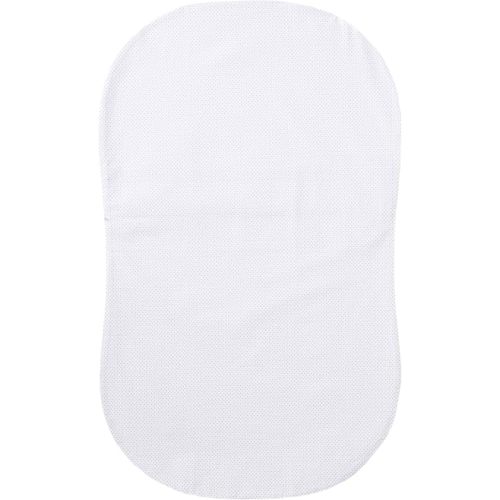 HALO BassiNest Fitted Sheet – 100% Cotton, Soft and Breathable Bassinet Sheet for Babies, 30” x 16” Pre-Shrunk Sheet, Grey Pin Dot