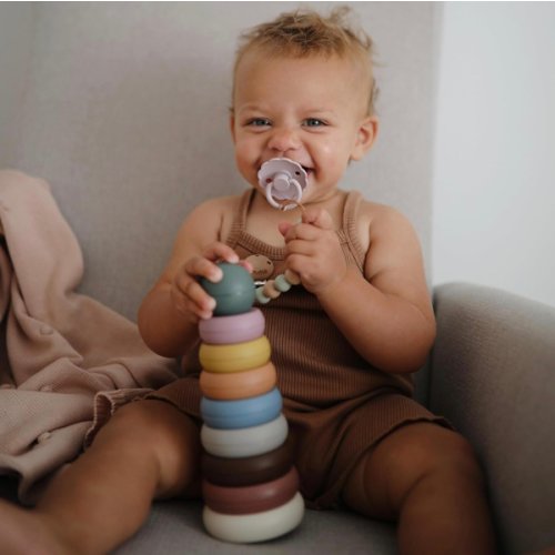 mushie Stacking Rings Toy