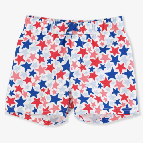 Novelty Print Swim Trunks