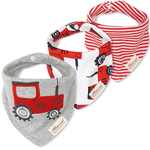3 Pack Newborn Baby Bibs Bandana Drool Bibs for Drooling Cotton Baby Gifts