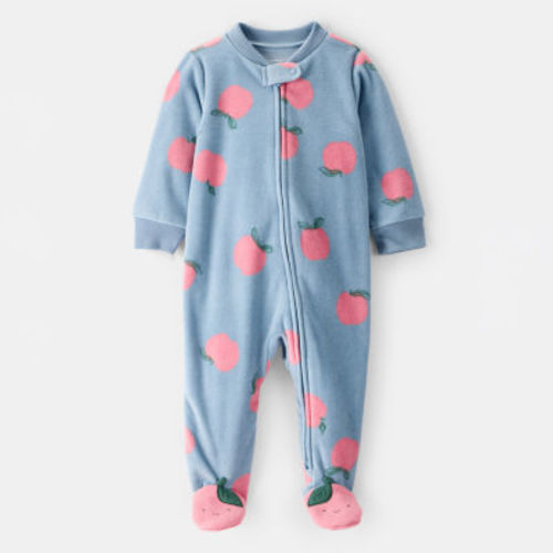 Carter's Fleece Baby Girls Sleep and Play
