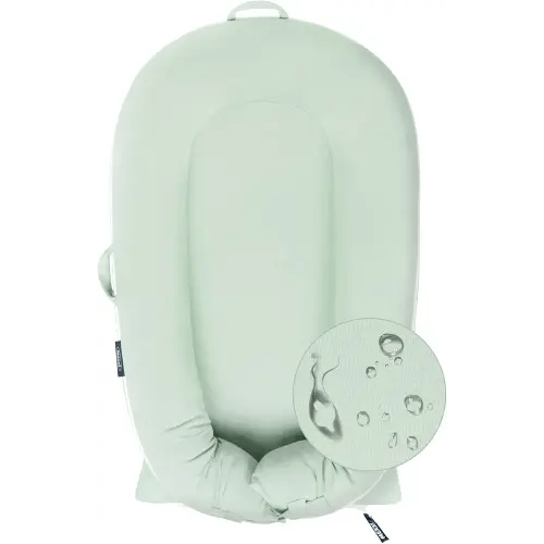 Organic Replacement Cover with Waterproof Pad | Premium Quality Spare Cover Certified Organic Cotton | Protects Against leaks | [Fits Dockatot Deluxe + Docks] (Cover Only) (Pistacho Green)