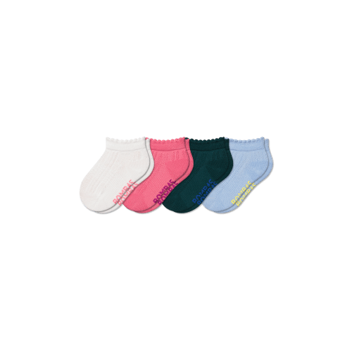 Toddler Lightweight Ankle Sock 4-Pack