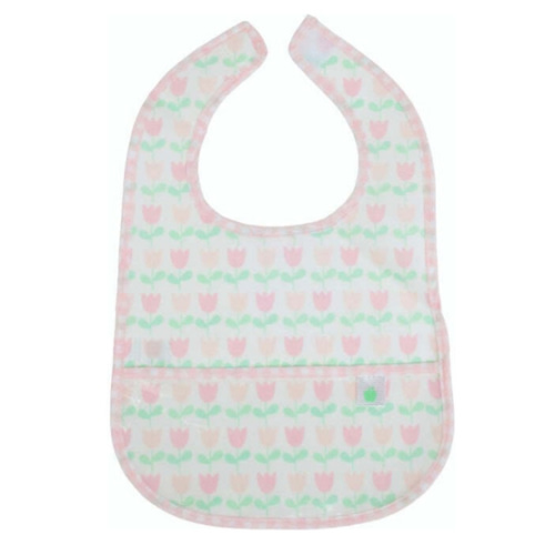 The Wipe It Bib, Tulips - Apple of My Isla Bibs | Maisonette