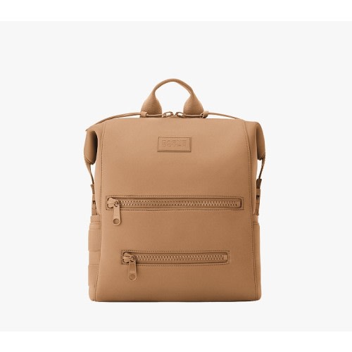 Dagne Dover Indi Neoprene Diaper Backpack in Camel