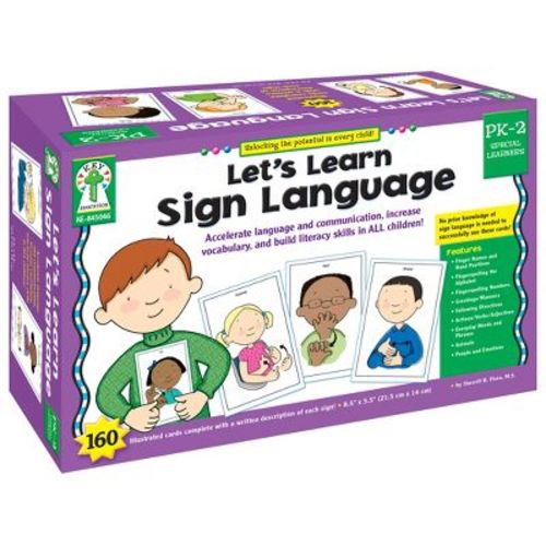 Key Education Publishing Let's Learn Sign Language Learning Cards