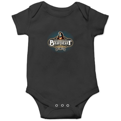Braveheart Scottish Ale T-Shirt Onesies Kids's Short Sleeve Onesie 12M Black sold by FloydMurry | SKU 993577123 | Printerval