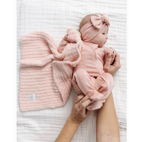 Piper Plush Knit Zipper Footies