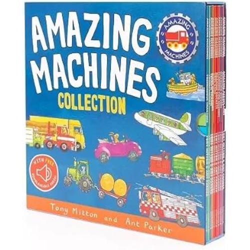Amazing Machines Collection by Tony Mitton and Ant Parker 10 Books Box Set