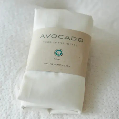 Organic Mini Travel Pillowcase | Avocado Green Mattress®