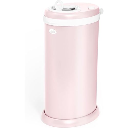 Ubbi Diaper Pail, Blush Pink,