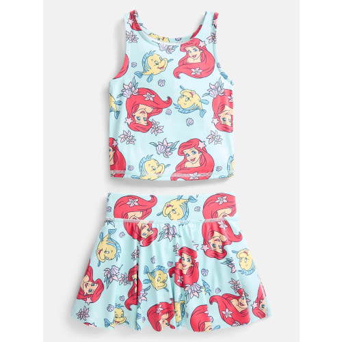 The Little Mermaid Toddler Girls' Active Tank Top and Skort Set, 2-Piece, Sizes 12M-5T