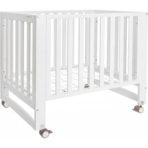 MAMAZING EvoNest 6-in-1 Convertible Baby Mini Crib with Wheels
