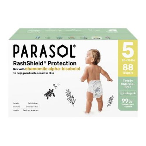 Parasol Chlorine-Free Diapers with RashShield Protection Size