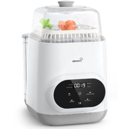 Grownsy EaseClean Bottle Washer, Sterilizer & Dryer, All-in-One, Thoroughly Cleans Bottles, Pump Parts & Baby Essentials, Washes, Sterilizes & Dries