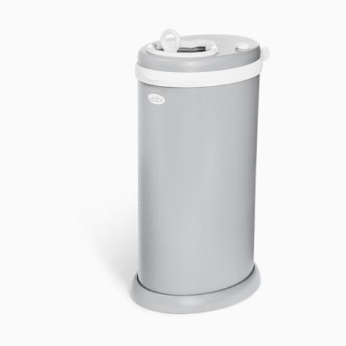 Ubbi x Babylist Matte Steel Diaper Pail - Matte Gray