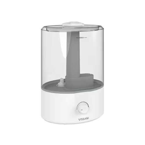 Vissani 1.0 Gal. Ultrasonic Humidifier 360 Degree Turning Dual Nozzle Aromatherapy Tray Co... | The Home Depot Canada