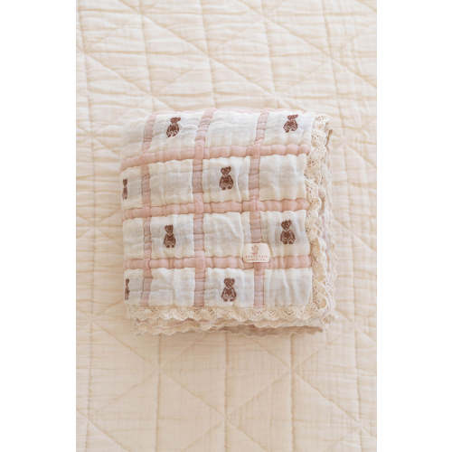 keepsake quilt - teddy petal