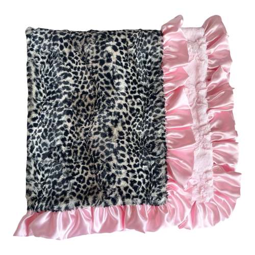 Baby Pink Cheetah | Luxe Cuddle Blanket