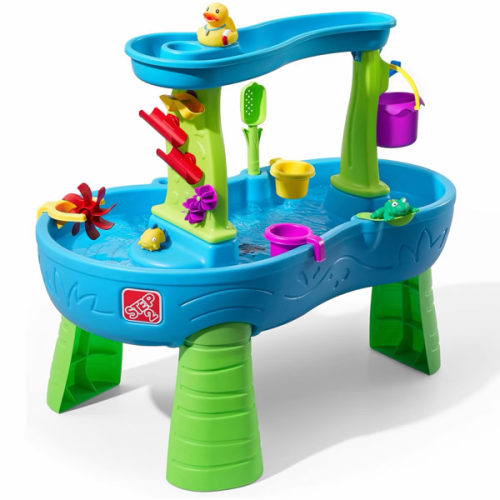 Step2 Rain Showers Splash Pond Water Table for Kids with Cover