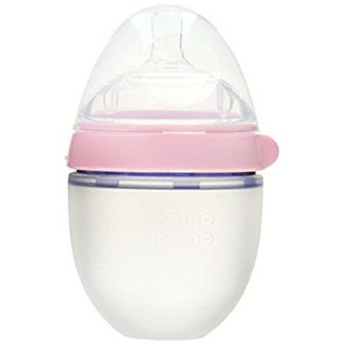Comotomo Natural Feel Baby Bottle 3 Pack (Pink, 5ozx3)
