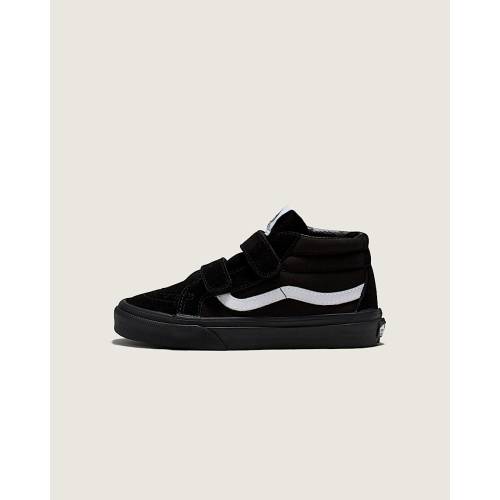 Little Kids Sk8-Mid V Shoe in Blackout | Vans