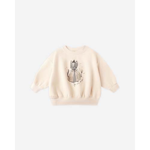 Relaxed Fleece Sweatshirt Magic Cat
