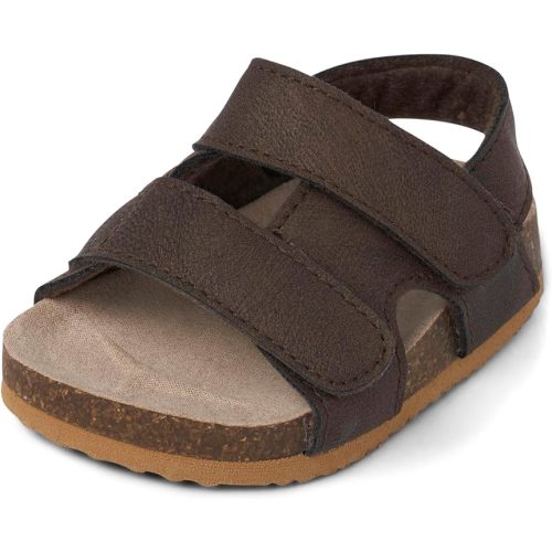 The Children's Place Baby Boys' Baby Boys and Newborn Flat Sandals