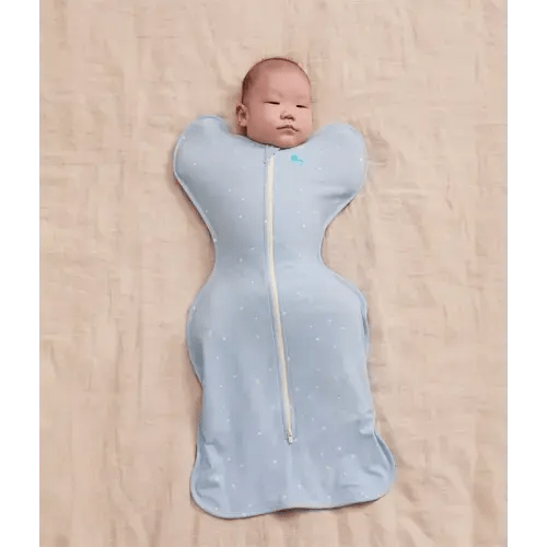 Swaddle Up™ 1.0 TOG Cotton Powder Blue Twinkle