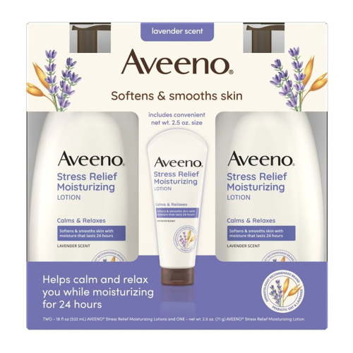 Aveeno Stress Relief Body Lotion, 3 pk.