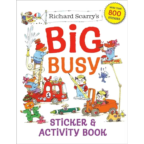 Richard Scarry's Big Busy Sticker & Activity Book
