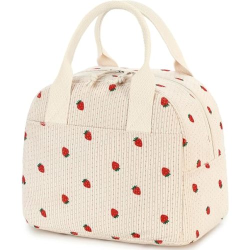 LOVELYWIND Lunch Box for Women Cute Lunch Bags for Women Lunch Tote Bags Reusable Insulated Lunch Box Large Capacity Reusable Insulated Cooler for Work or Travel Gifts or Beach