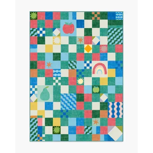 Big Apple Patchwork Multicolor Rug