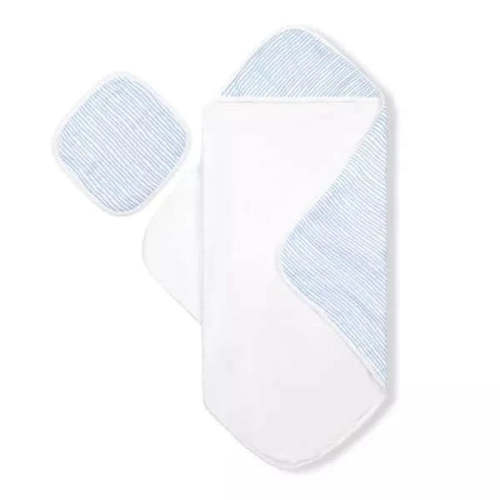 Blue Hooded Towel Set | Bamboo Little