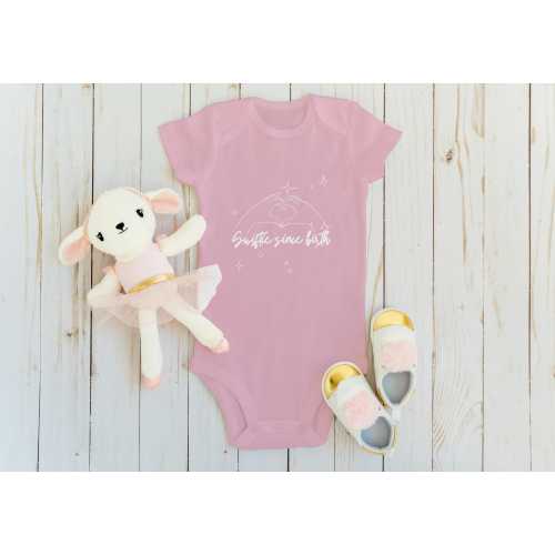 Swiftie Since Birth Baby Onesie | TSwift Inspired Baby Bodysuit | Newborn & Infant Swiftie Outfit | Baby Shower Gift for Swiftie Fans