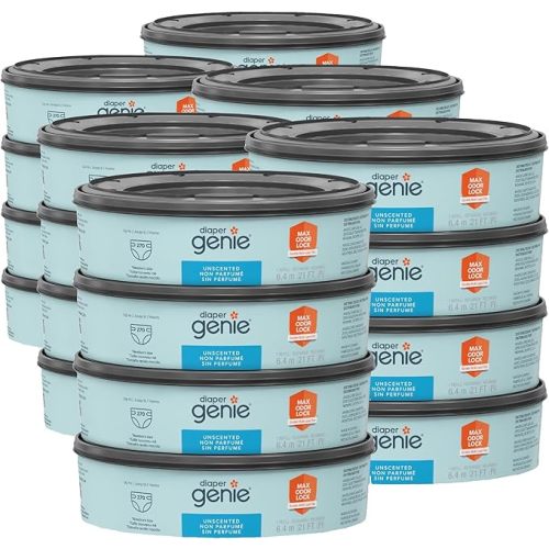 Diaper Genie Bags Refills 270 Count (Pack of 3) with Max Odor Lock | Holds Up to 810 Newborn Diapers
