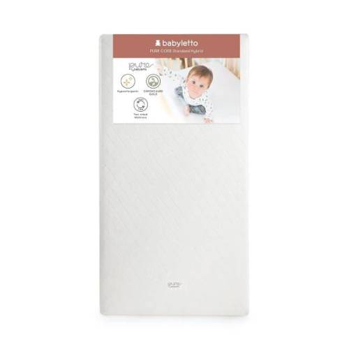 Babyletto Crib Mattress Hybrid Quilted Waterproof Cover 2-Stage