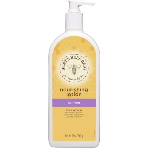 Burt's Bees Baby Bee Nourishing Calming Lotion 12 oz (Pack of 2)