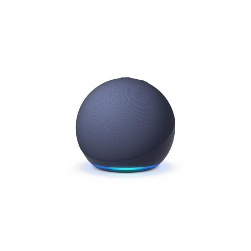 Amazon Echo Dot (newest model) - Vibrant sounding speaker, Designed for Alexa+, Great for bedrooms, dining rooms and offices, Deep Sea Blue
