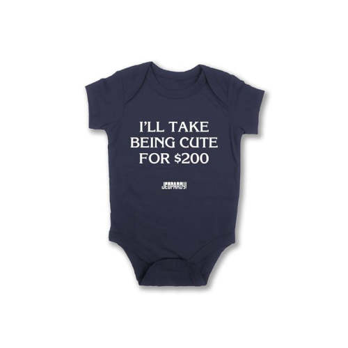 Jeopardy! I'll Take Being Cute for $200 Baby Onesie – The Jeopardy! Store