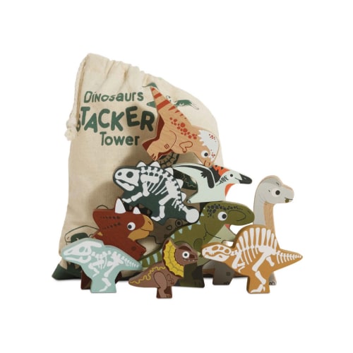 Jurassic Stacking Dino & Bag